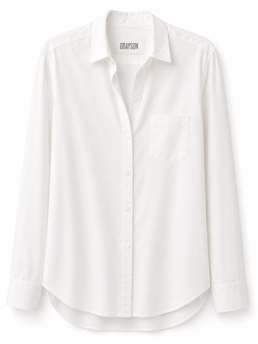 Anthropologie Grayson White Button-Down Shirt – Size 03/Approx M